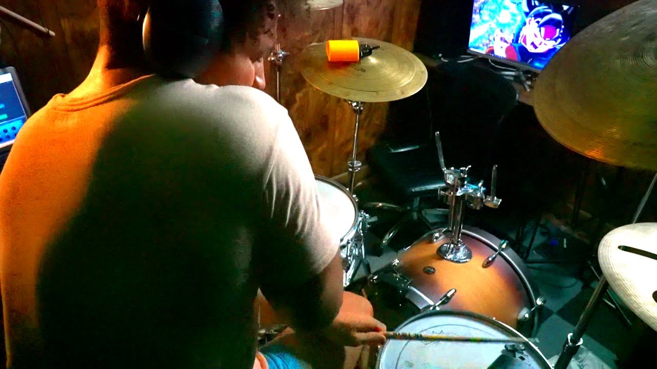 just playin drums