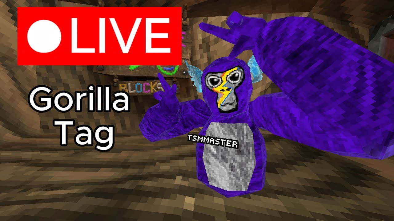 🔴Playing GORILLA TAG with YOU guys🔴2750!? #gtag #livestreams #gorillatag #live #vr