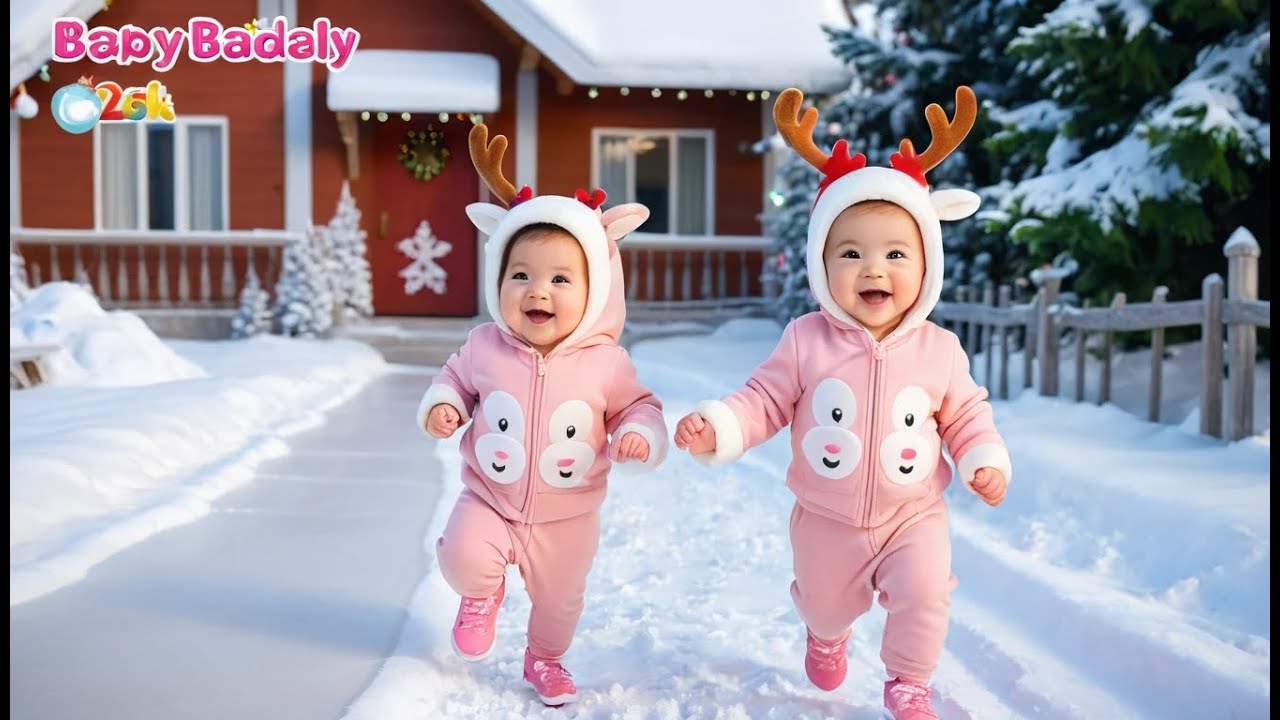 Santa’s Reindeer New Year Run | New Year Song & Story for Toddlers & Preschoolers