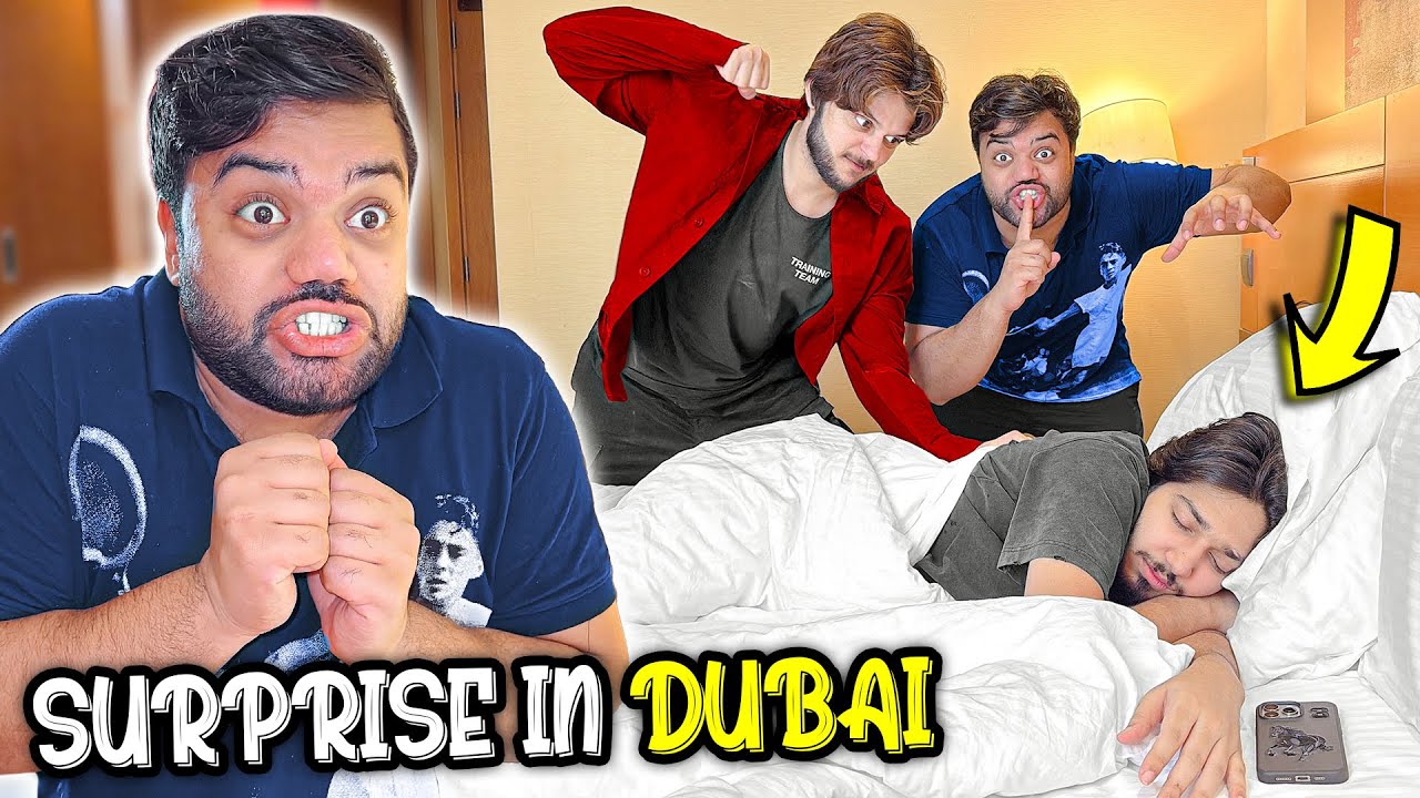 Surprising Babay In Dubai 😱 | Achanak Room Mein Chappa Maar Diya 😂