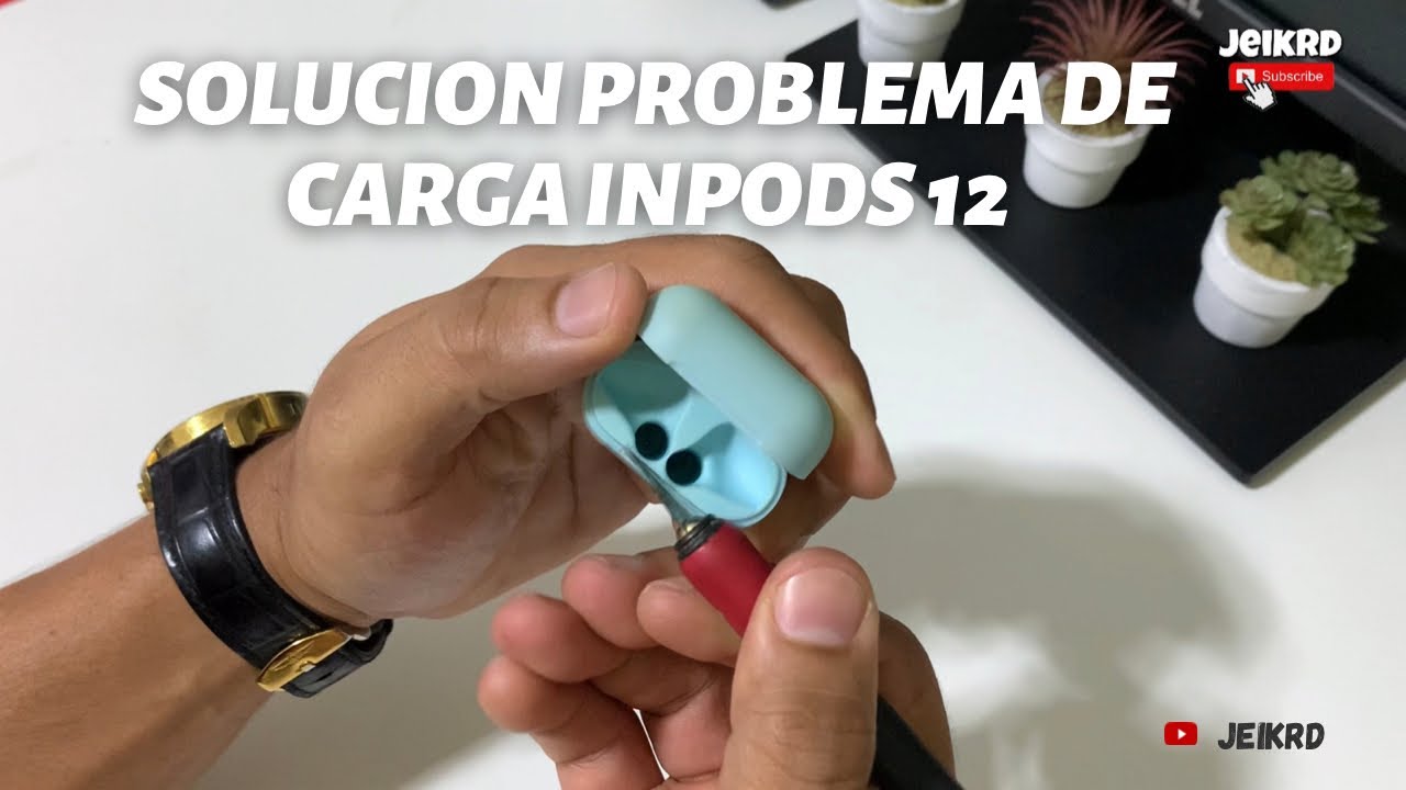 Como desarmar la caja de tus INPODS 12 para SOLUCIONAR el PROBLEMA de CARGA 2022 i12 airpods