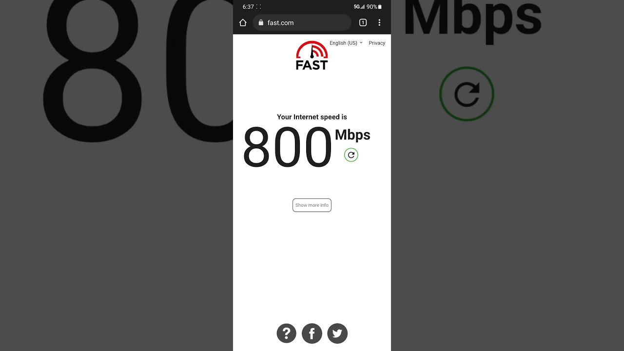 test prędkości fast.com (szalone prędkości!)