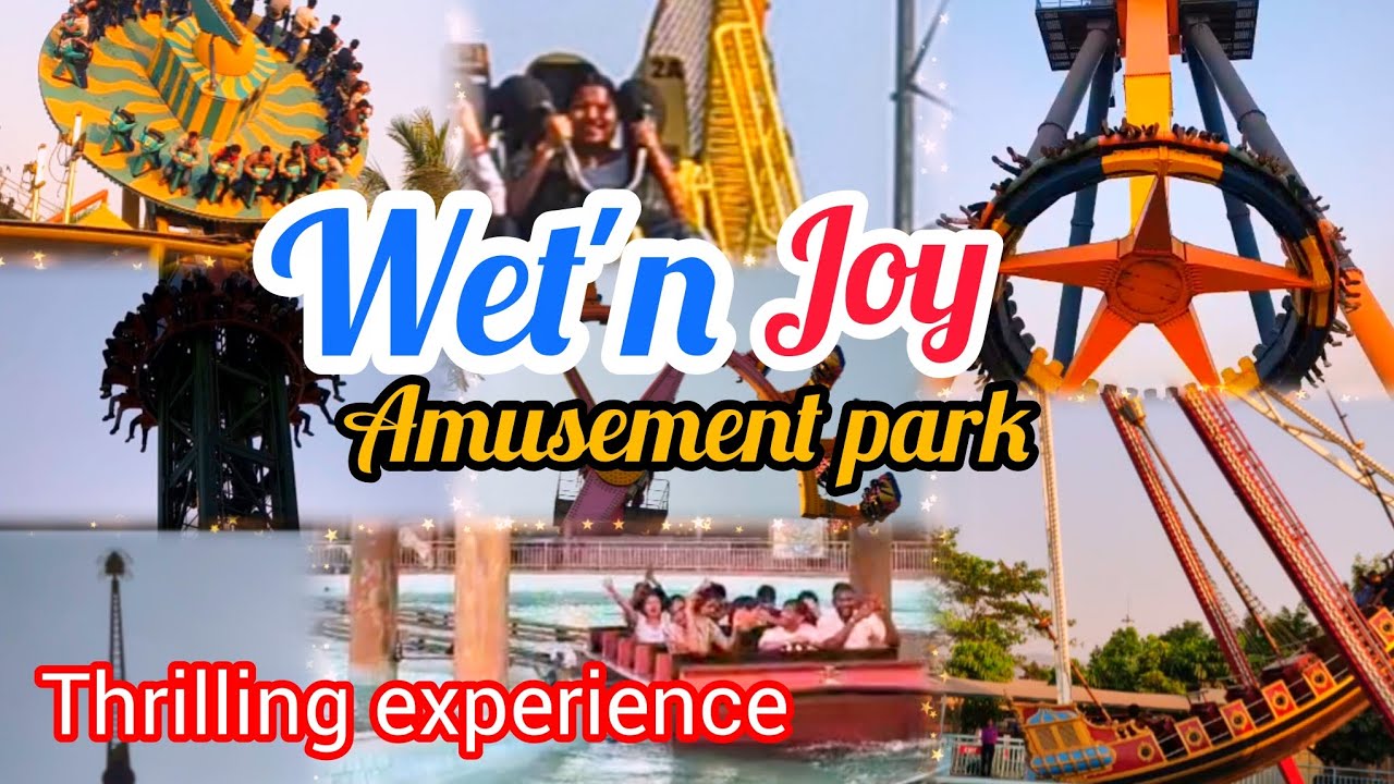 Maharashtra's Biggest Water Park 🌊 & Amusement park| Wet'n joy  🤩 | Part 2 - Amusement park 🎡| #vlog