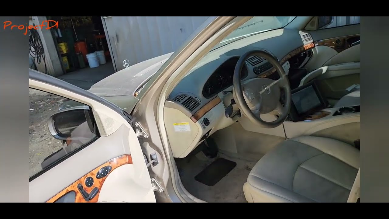 MERCEDES E CLASS W211 ОТСУТСТВУЮТ КОДЫ ЗАПУСКА ДЛЯ ЭЛЕКТРОННОГО ЗАМКА ЗАЖИГАНИЯ EIS/EZS - СНЯТИЕ ...