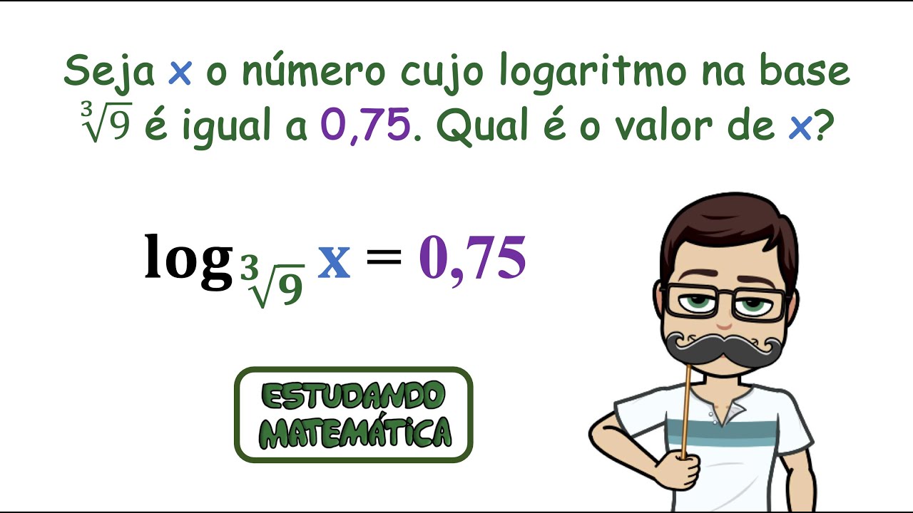 Resolução de Exercício - Logaritmos - Equação Logarítmica - 01