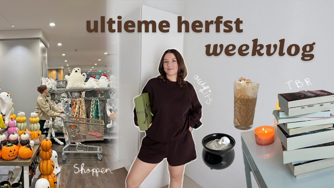 ultieme herfst week 🍂🕯️ shoppen bij tkmaxx, comfort food & mijn herfst tbr | weekvlog