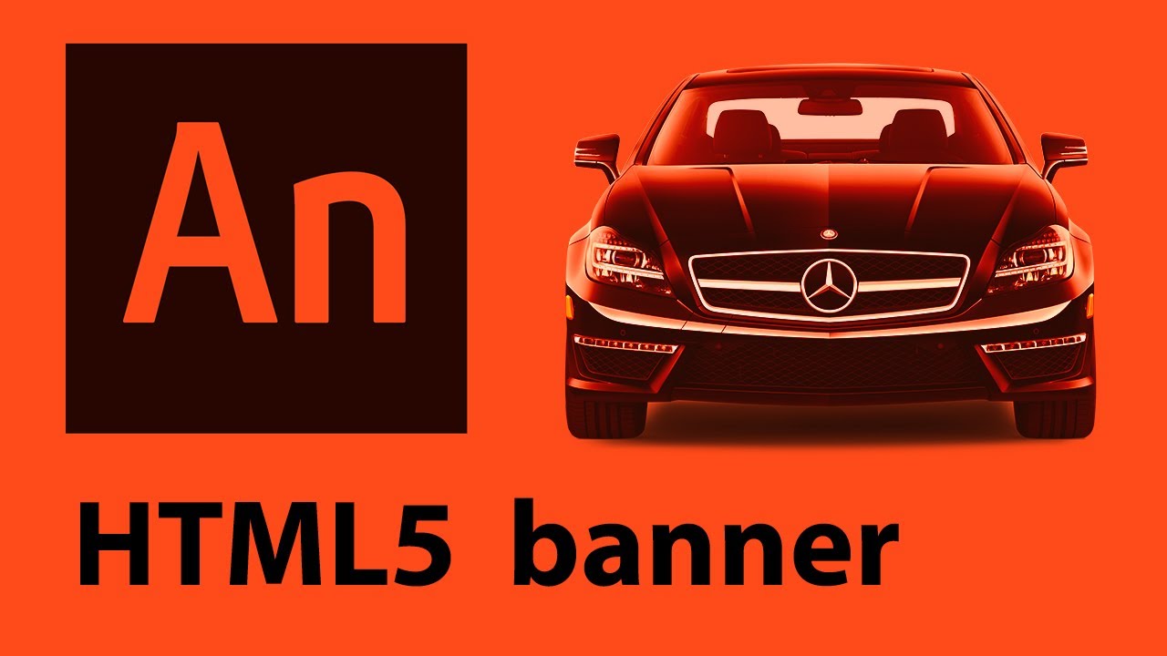 HTML5 animated banner in Adobe Animate CC 2019 - beginner tutorial