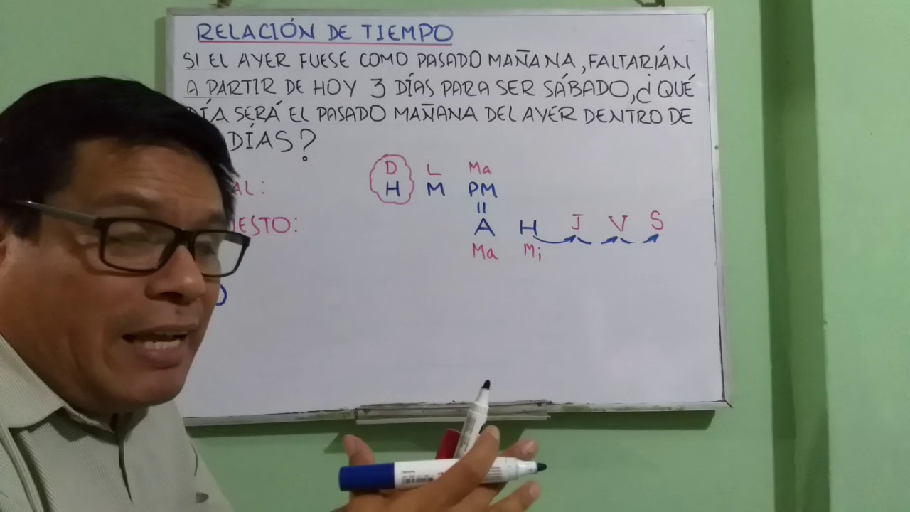 RELACIÓN DE TIEMPO, problema.