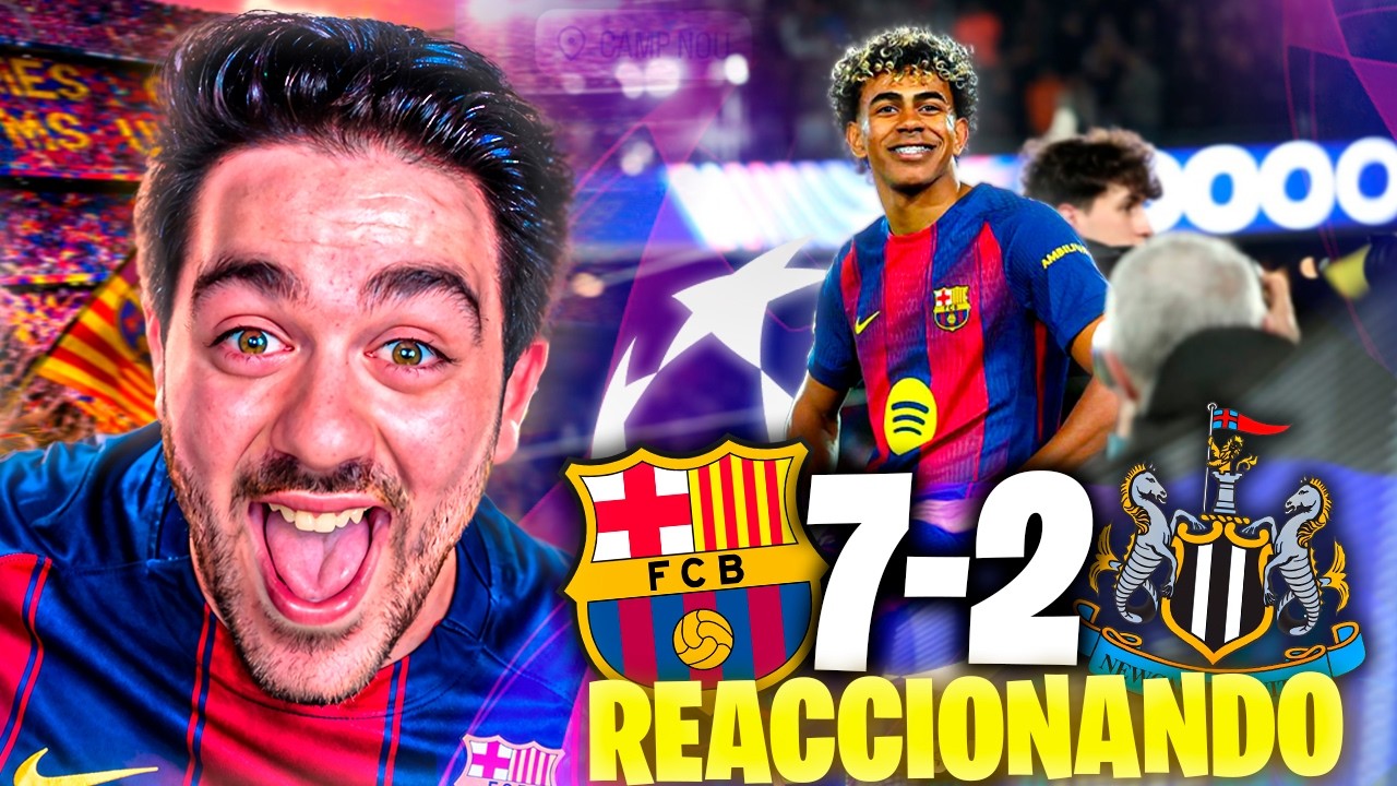 Fui al CAMP NOU a ver el BARÇA 7-2 NEWCASTLE | GOLEADA Y A CUARTOS DE FINAL