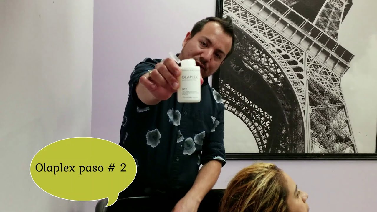 Proceso de Rayitos usando OLAPLEX
