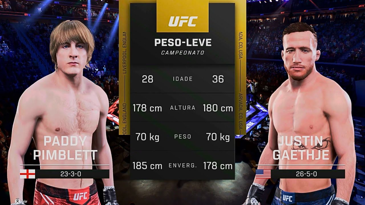 UFC 324 - PADDY PIMBLETT VS JUSTIN GAETHJE FULL FIGHT -  FielldGamer