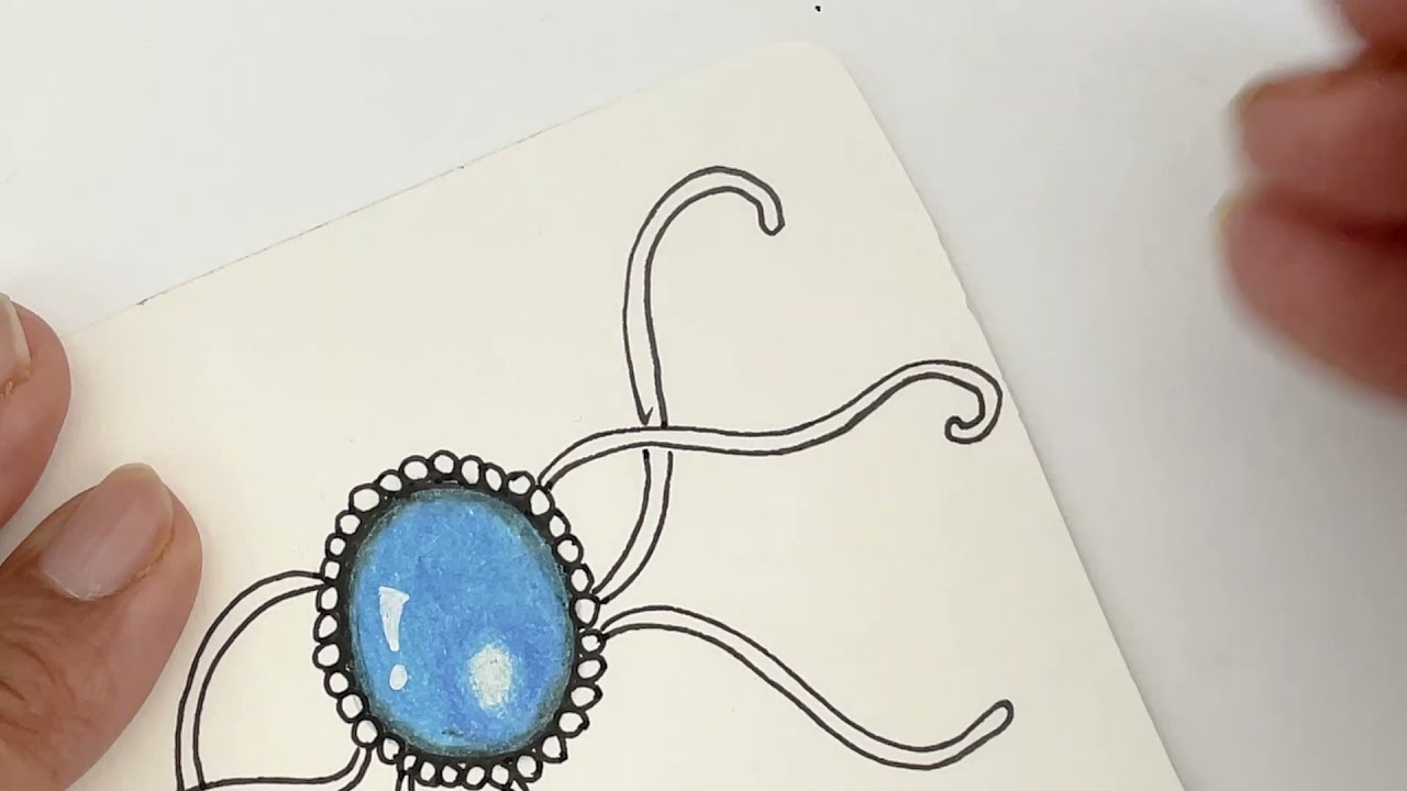 How to Make a Gem For Zentangle
