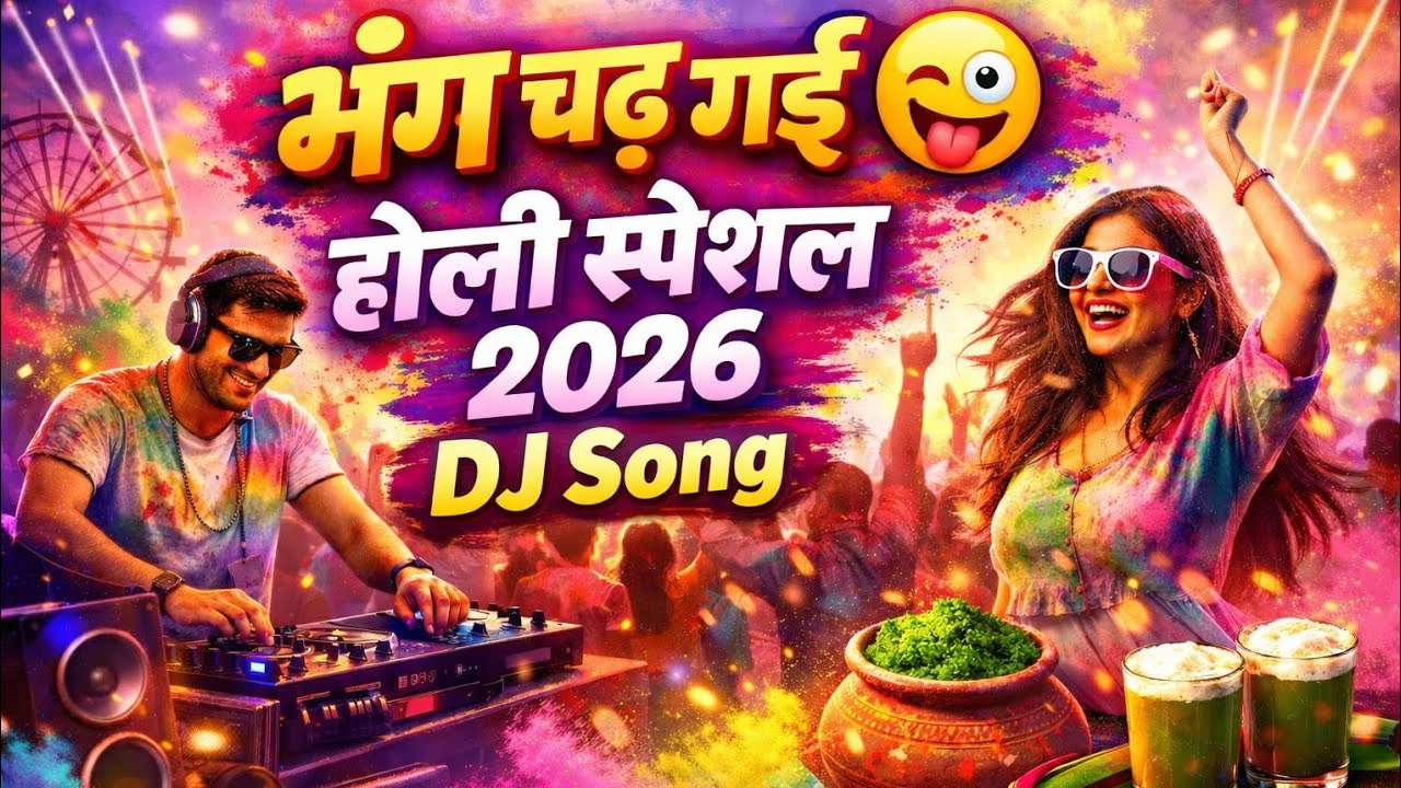 ✅ भंग चढ़ गई रे 😜 Holi DJ Song 2026 | Desi Bhang Party Song