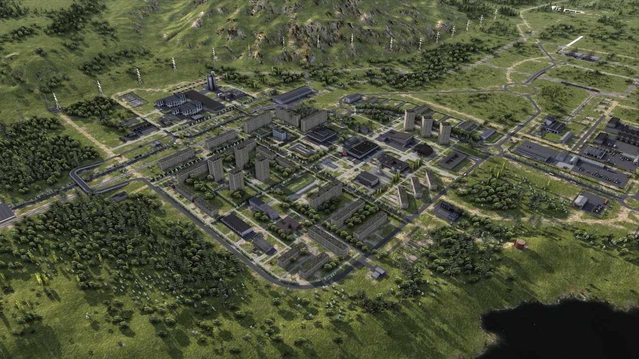 Timelapse of the city of Lubin (Workers and Resources:Soviet Republic)