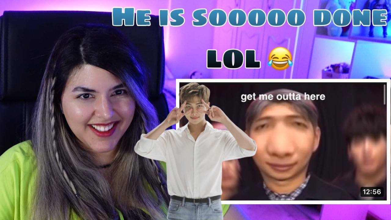 namjoon being done with everything | REACTION | RM is a great dad !!!