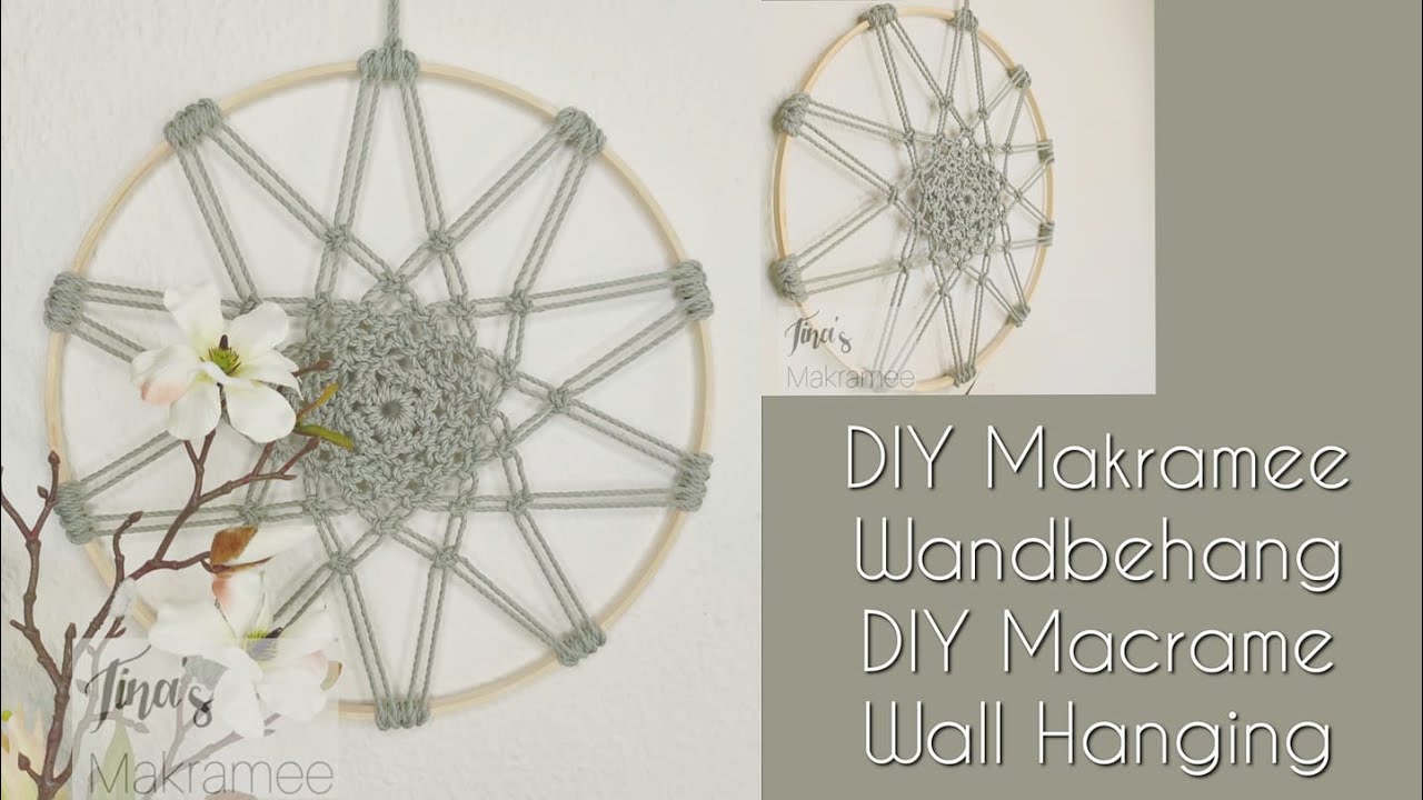 DIY Makramee Wandbehang / DIY Macrame Wall Hanging