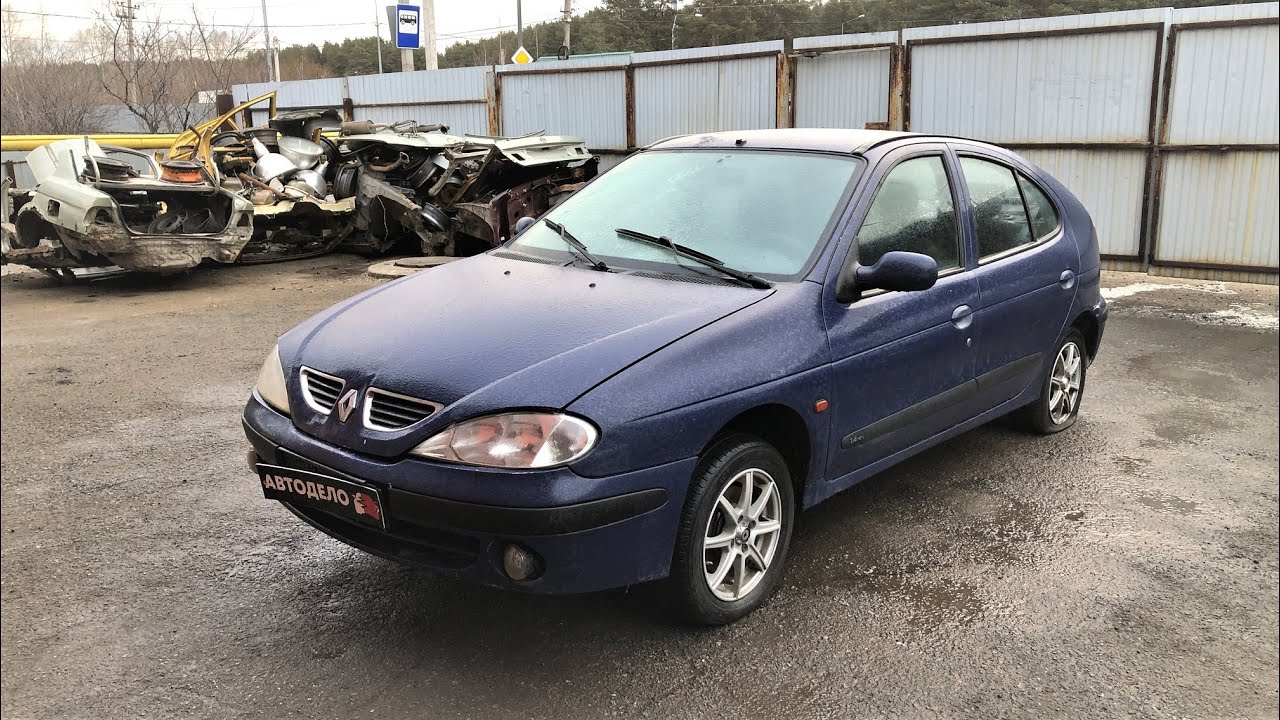 Разбор Renault Megane (I, BA) 2002 г.в., K4J (1.4L, 95 л.с.), МКПП