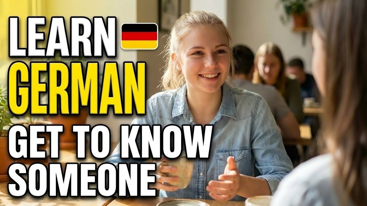 Learn German: How to Get to Know Someone | Lesson 7: Level A1 For beginner