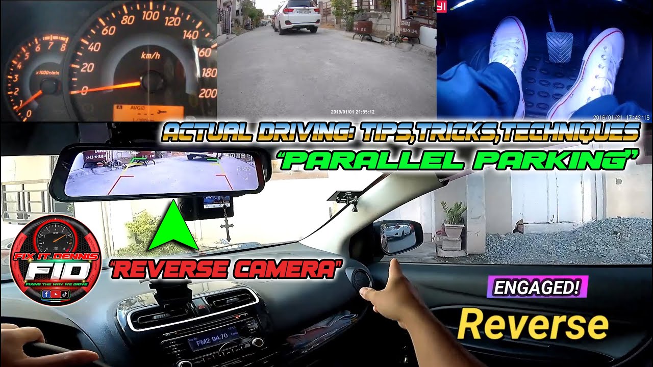 Perfect Parallel Parking with Reverse Camera #drivinglessons #shortvideo #driverseducation #driving