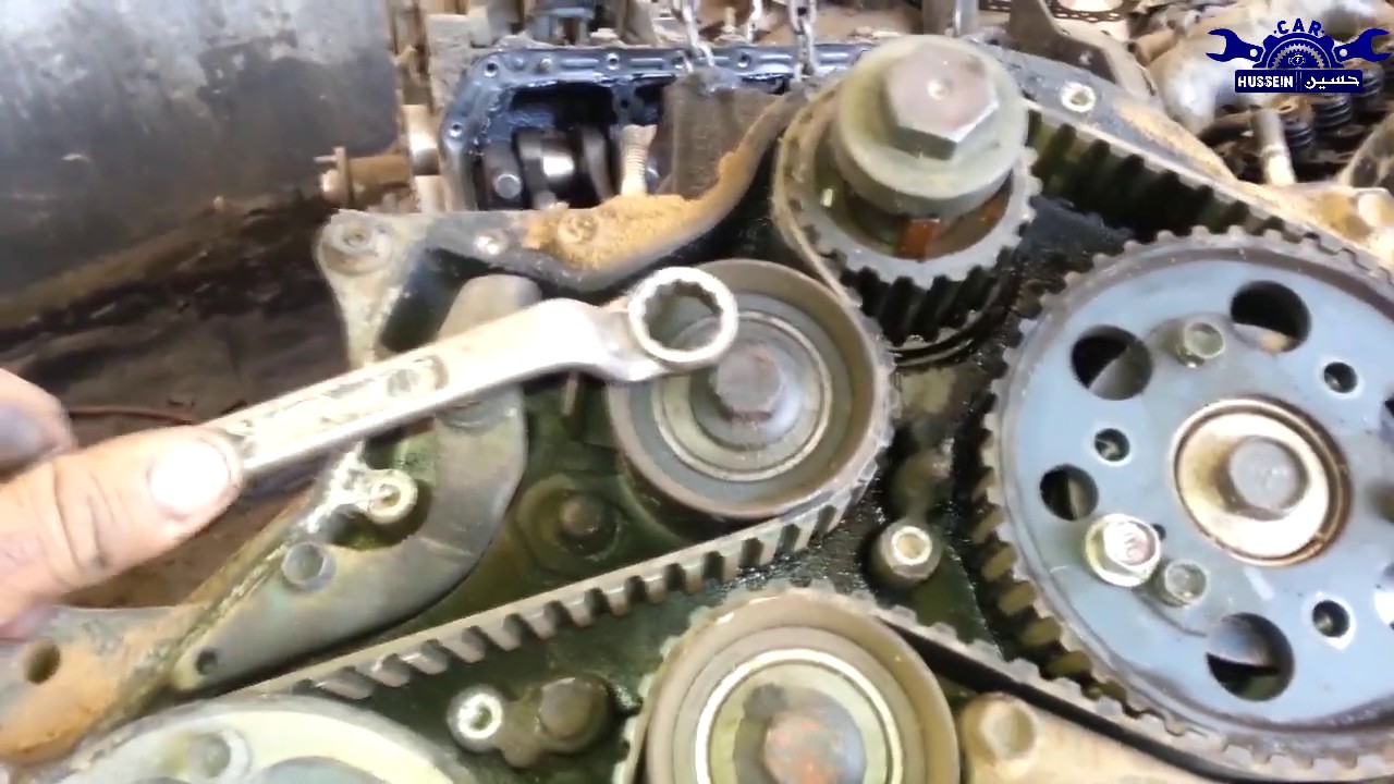isuzu 4jg2 engine timing marks