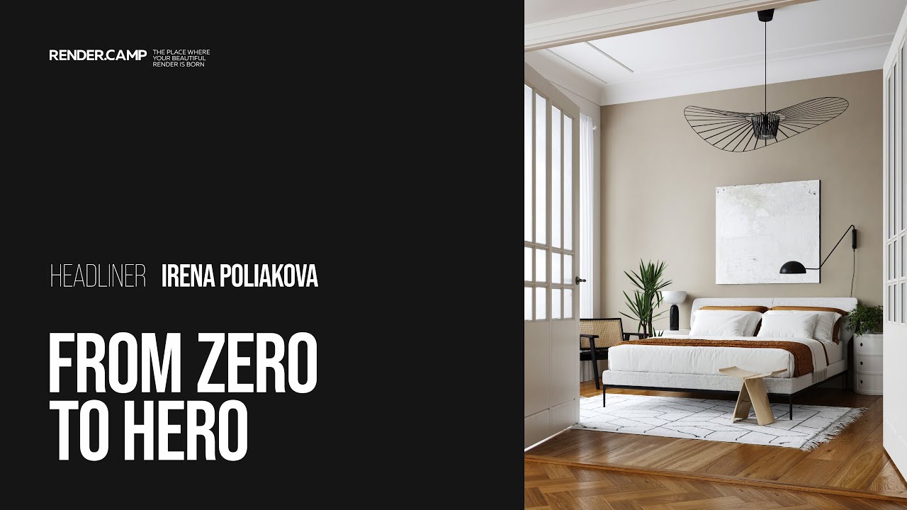 Bedroom Interior Rendering | 3Ds Max + Corona | Tutorial for Beginners