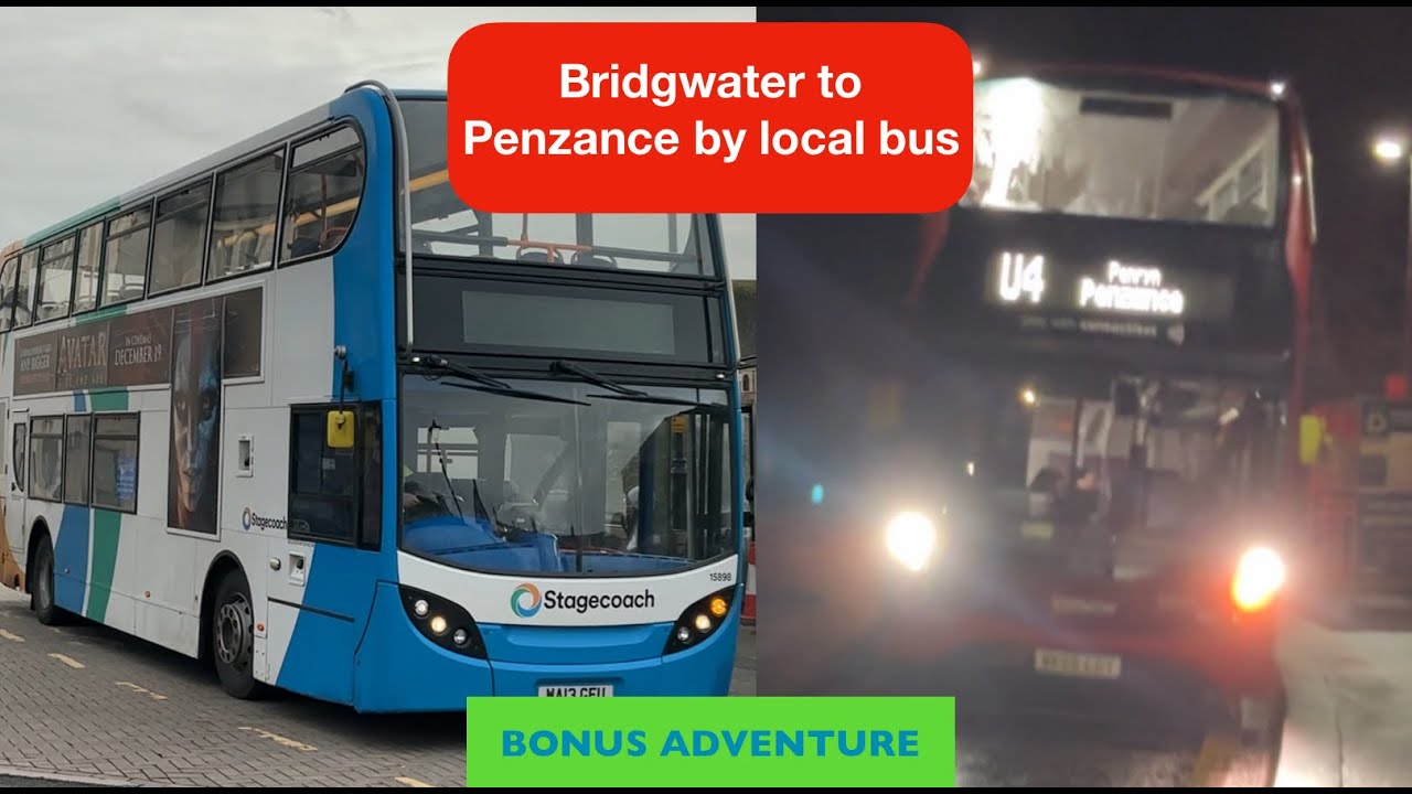 Bridgwater to Penzance by local bus | Bonus Christmas Adventure!