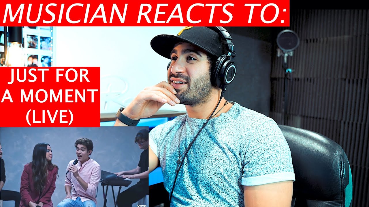 Just For a Moment (Live) - Joshua Bassett + Olivia Rodrigo - Musician's Reaction