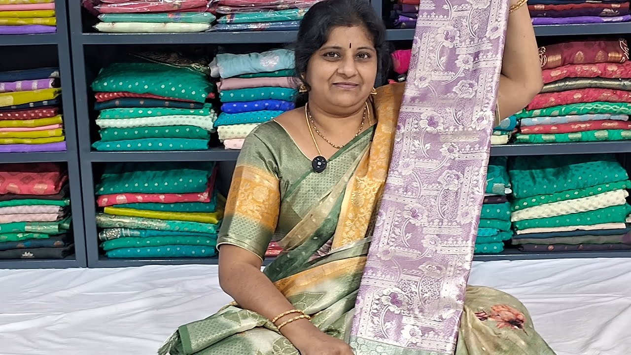 Harshitha sarees#Dharmavaram pattu 4d collections at weavers price🤩