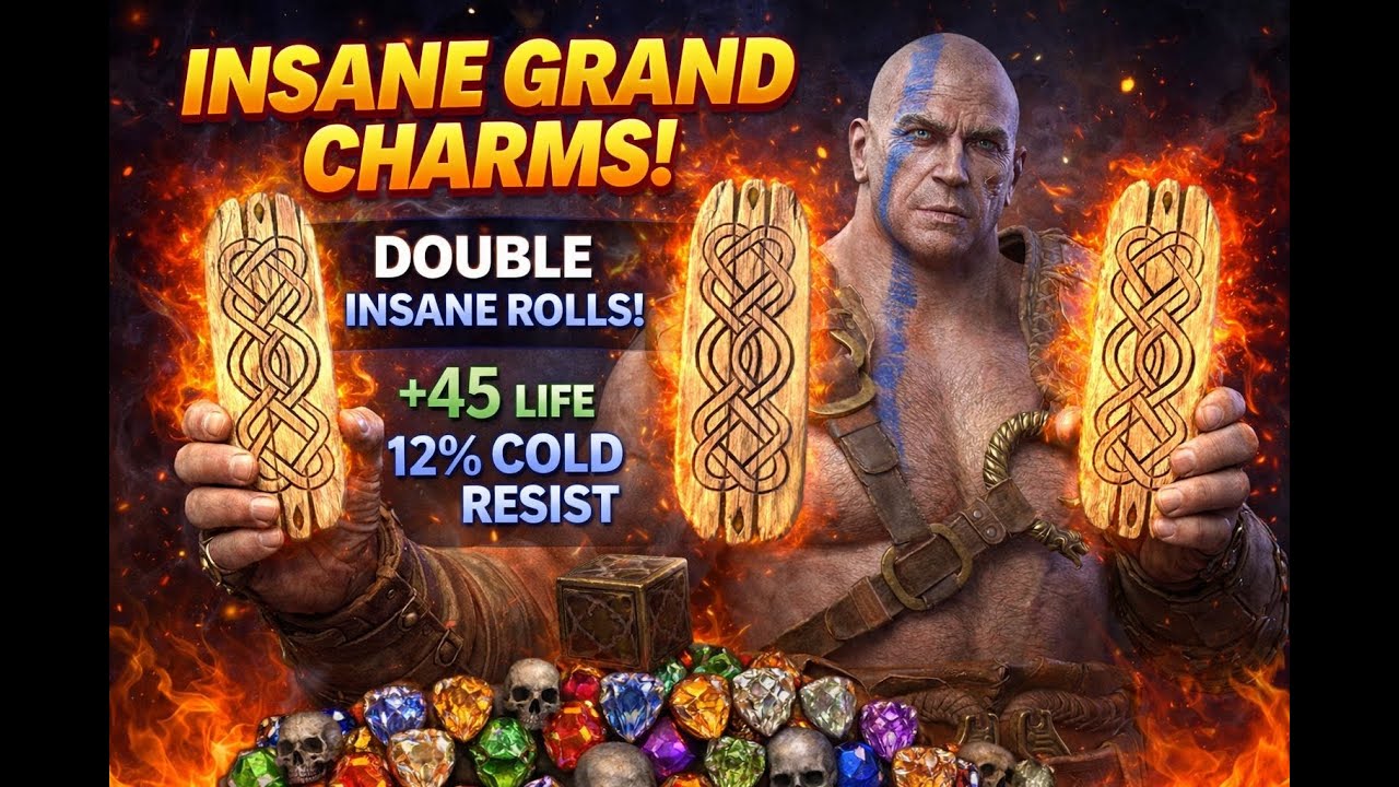 INSANE Double Luck! Two Grand Charm Rolls – God Tier Results in Diablo 2 Resurrected