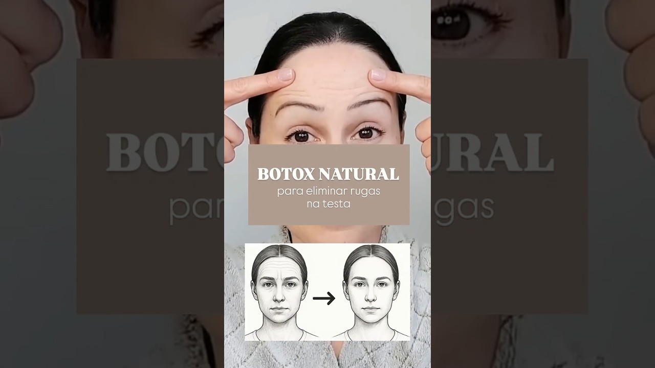 Botox Natural | Como suavizar linhas e rugas na testa com massagens e exerc&iacute;cios faciais