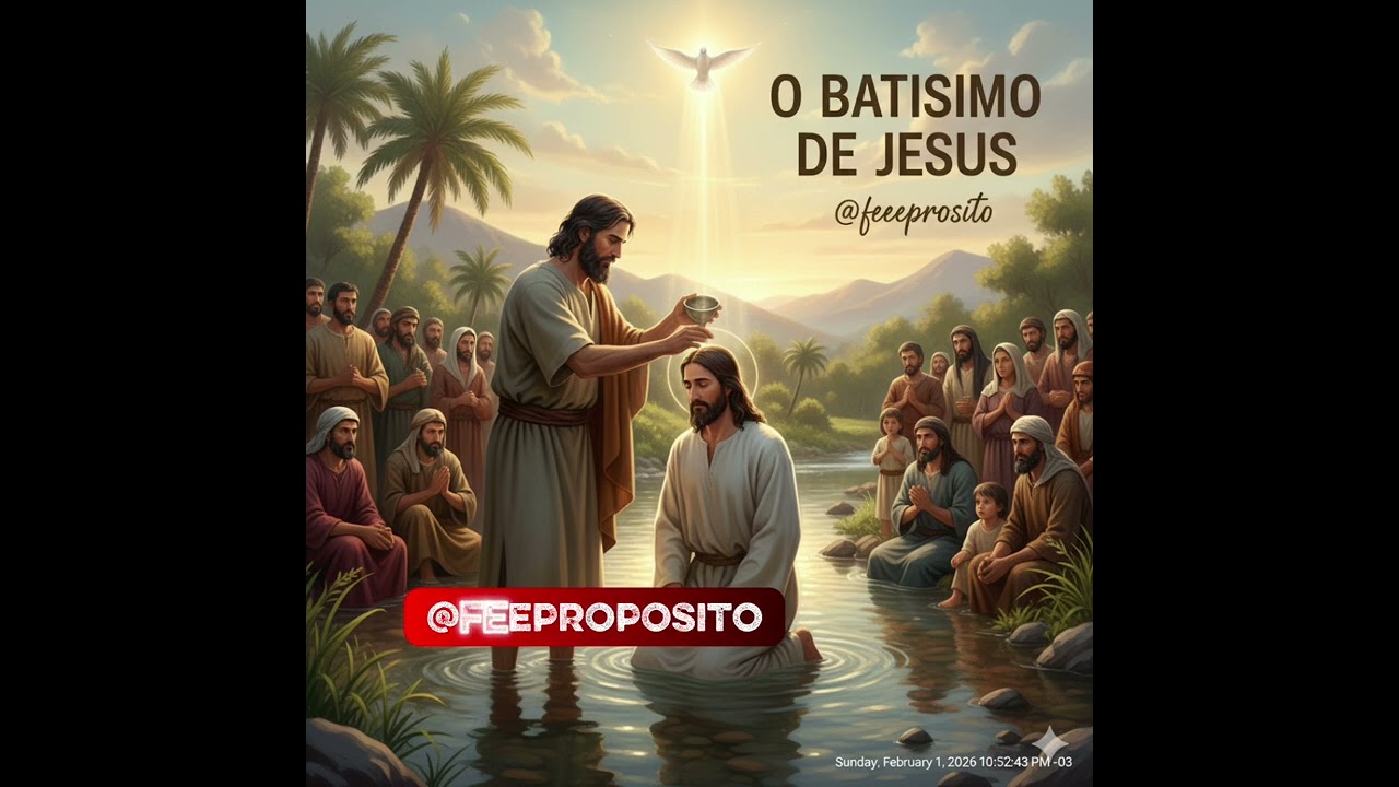 O batismo de Jesus 