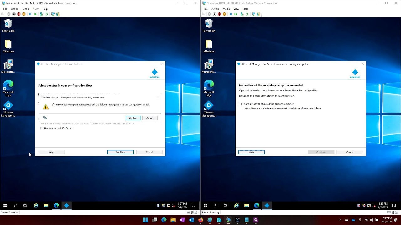 Milestone XProtect Failover Configuration – Management & Recording Servers | Arabic - بالعربي