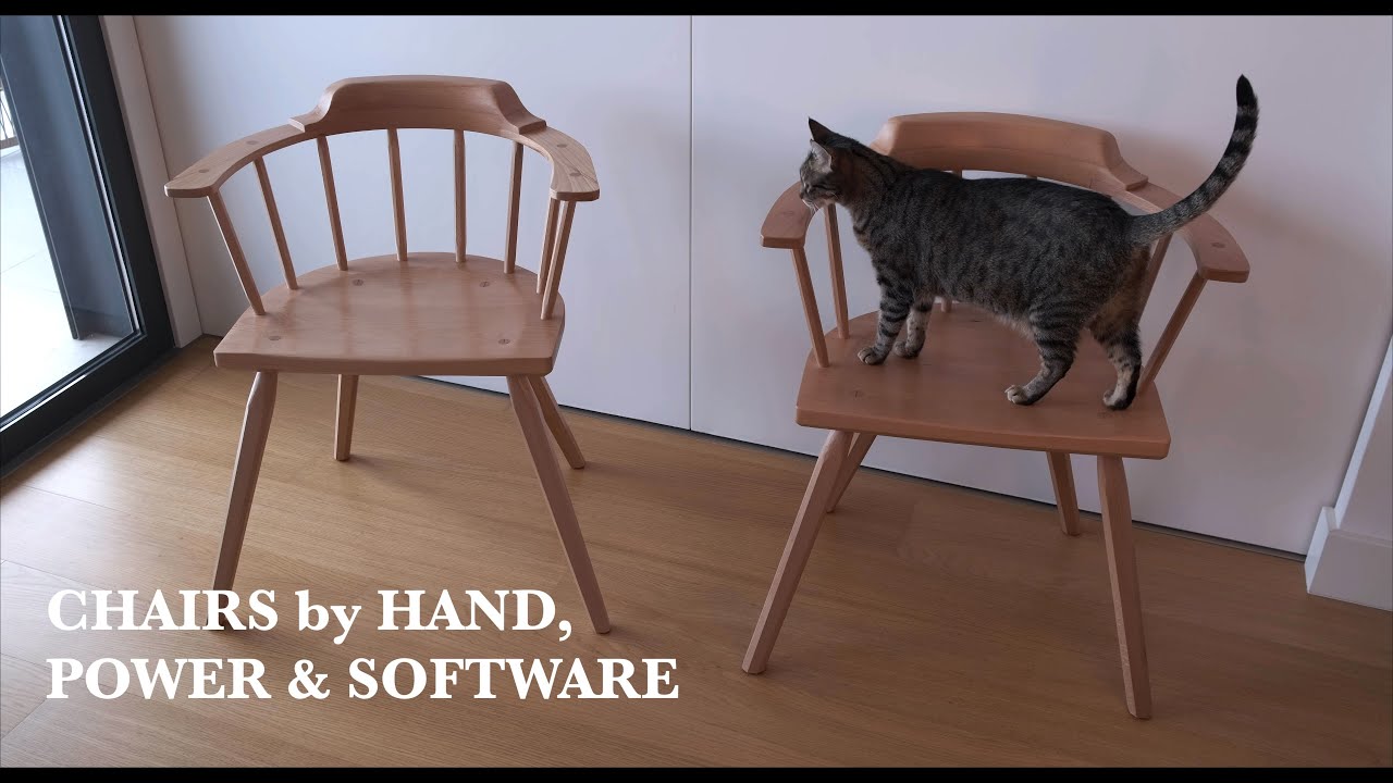 Making CHAIRS by HAND, POWER and SOFTWARE