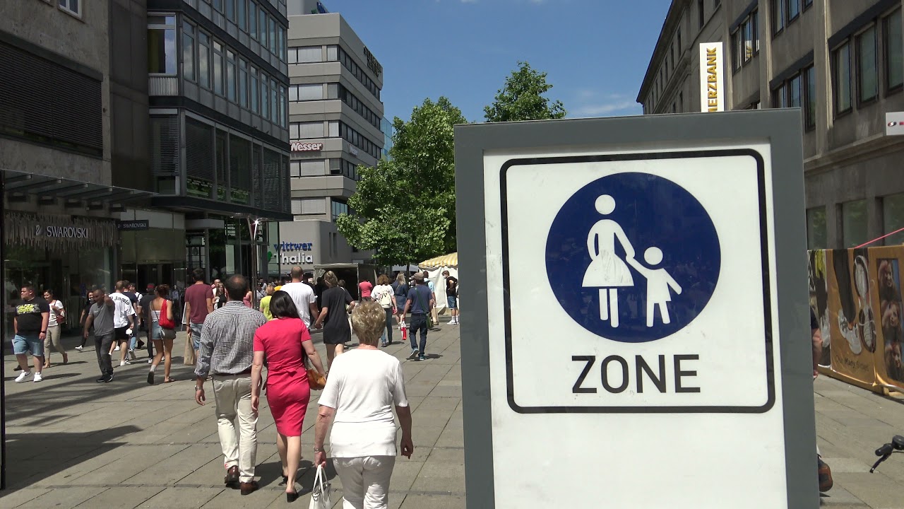 Königstrasse - Stuttgart's Shopping Street, Germany Part 1
