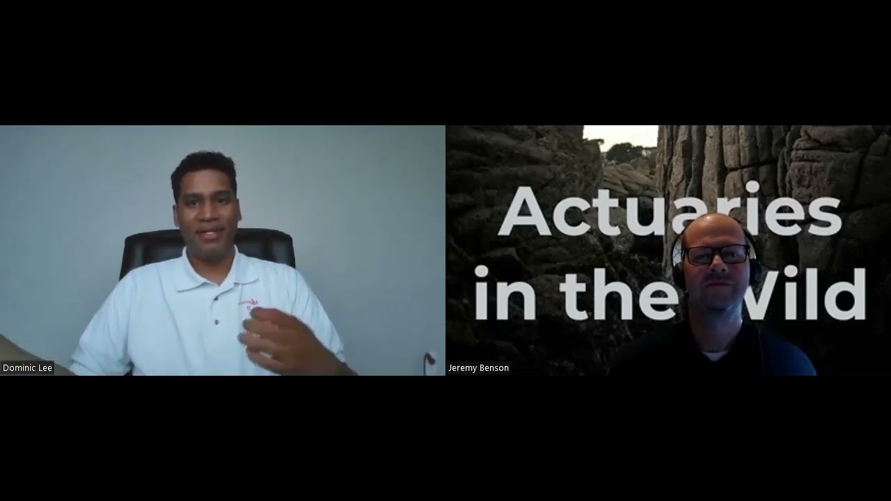 Actuaries in the Wild: Episode 1 - Dominic Lee