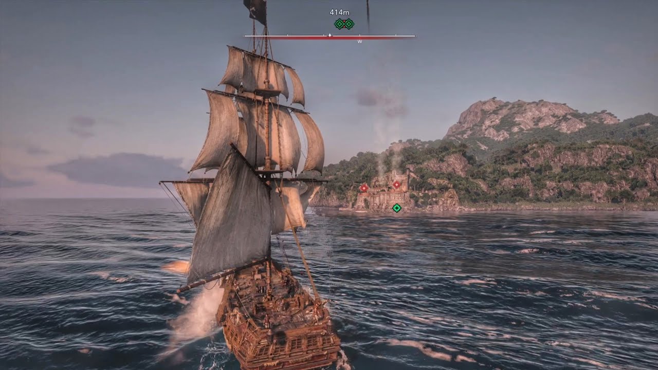 Assassin's Creed Black Flag Resynced - Destroy the fort's defenses Gameplay | The Forts