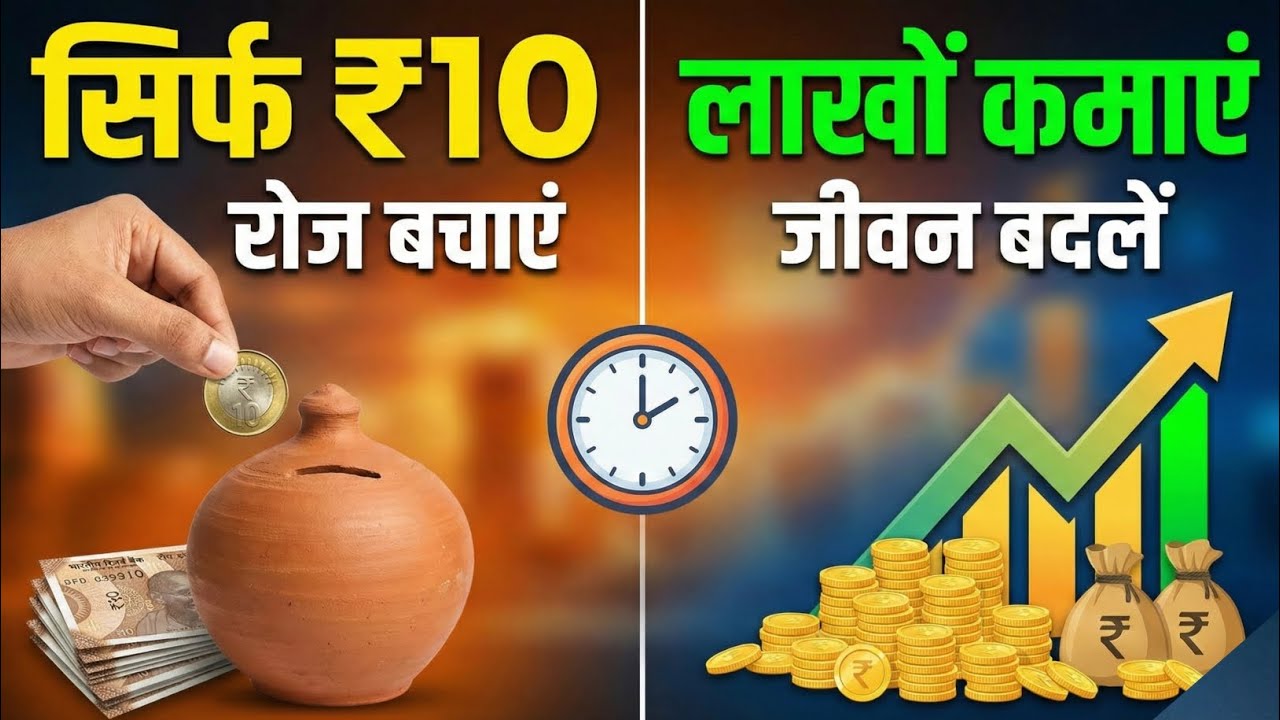 रोज ₹10 बचाकर लाखों कैसे कमाएं? | Power of Compounding Explained