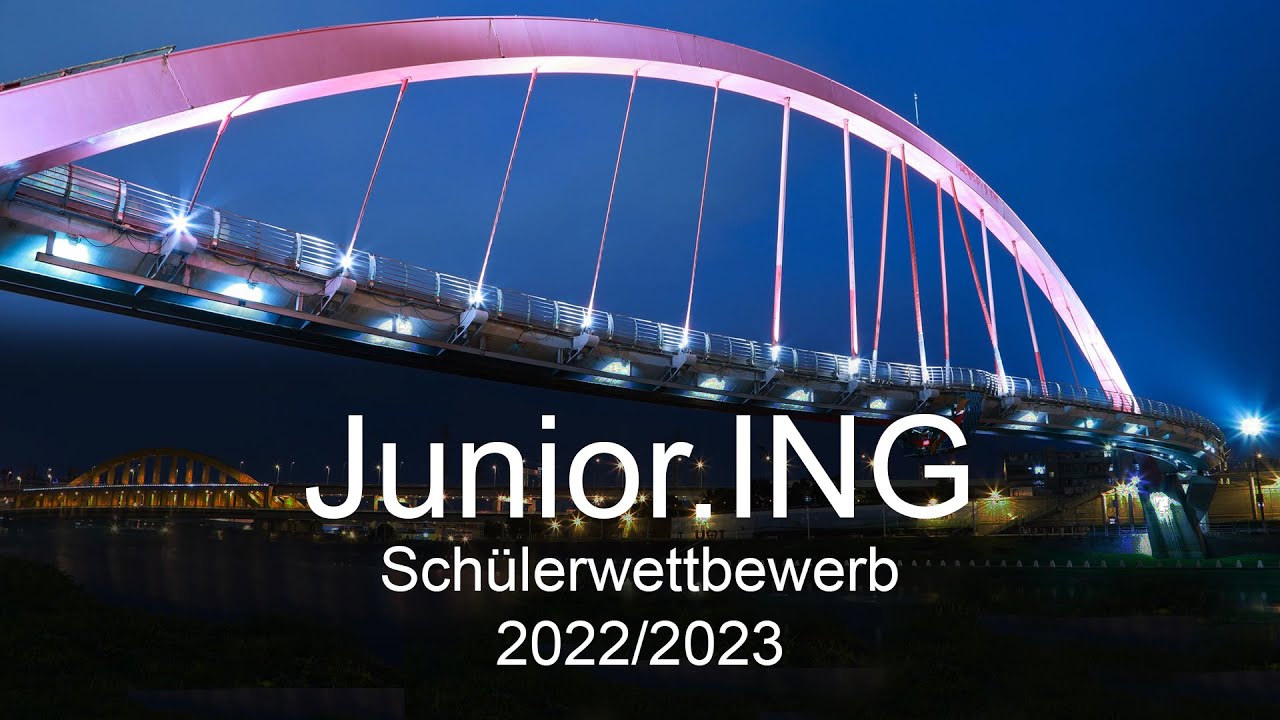 Junior.ING - Schülerwettbewerb Bayern 2022/2023 - Kreative Ingenieurtalente gesucht!