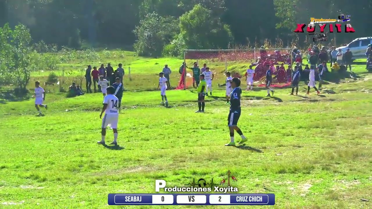 Cuadrangular de fútbol en el campo de Cruz Chich Joyabaj 2026