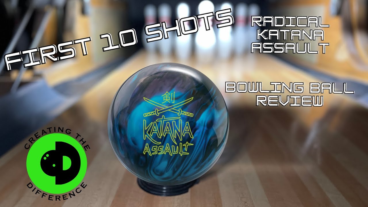 FIRST 10 SHOTS | Radical Katana Assault Bowling Ball Review | DOES THIS BALL ASSAULT THE PINS?