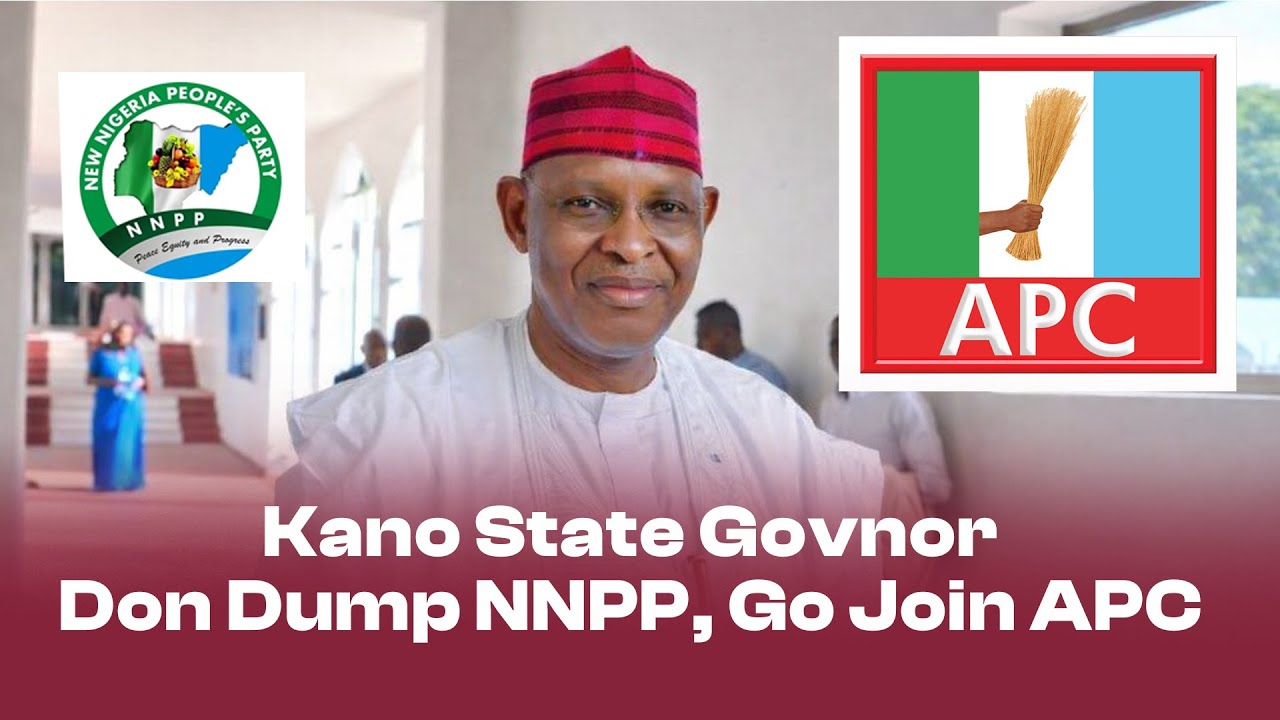 Kano State Govnor Don Finally Dump NNPP, Go Join APC Today