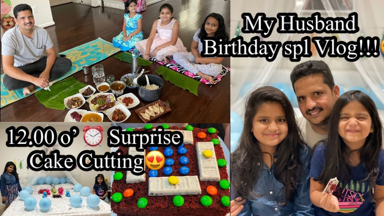 My husband birthday celebration vlog//non veg virunthu//USA Tamil vlog
