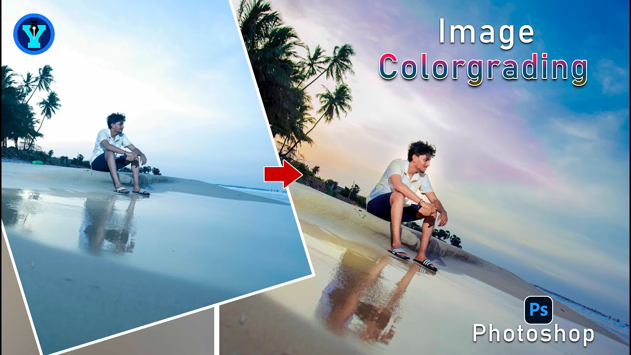 Colorgrading in photoshop camera raw filter Tamil (Yuthi tech)