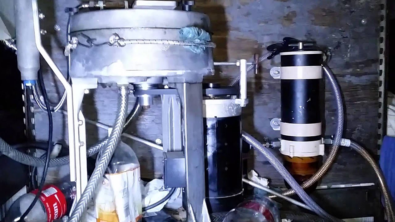 FilterMax Centrifuge cleaning WVO oil to 1 micron