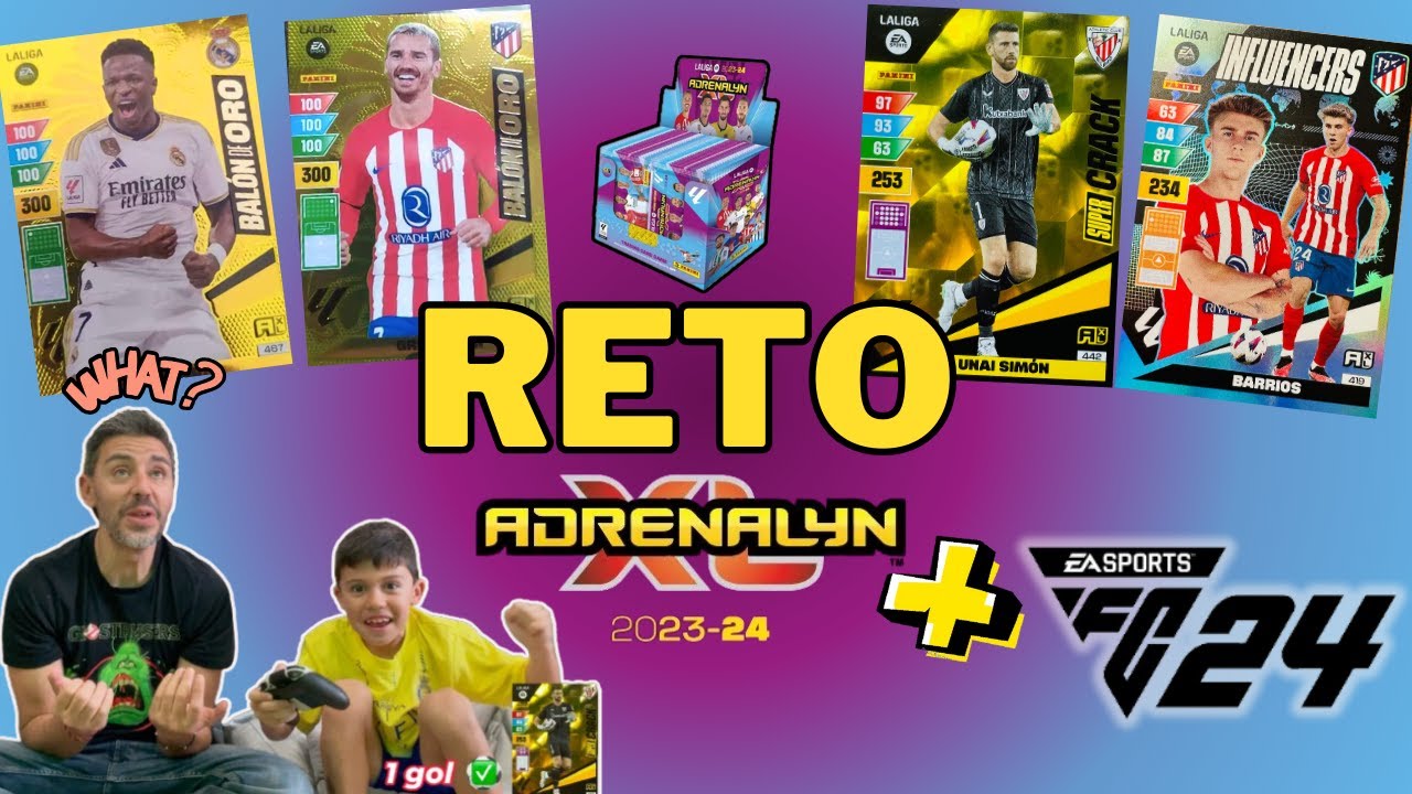 🔥¡RETO ADRENALYN XL 2023/24 + FIFA2024!