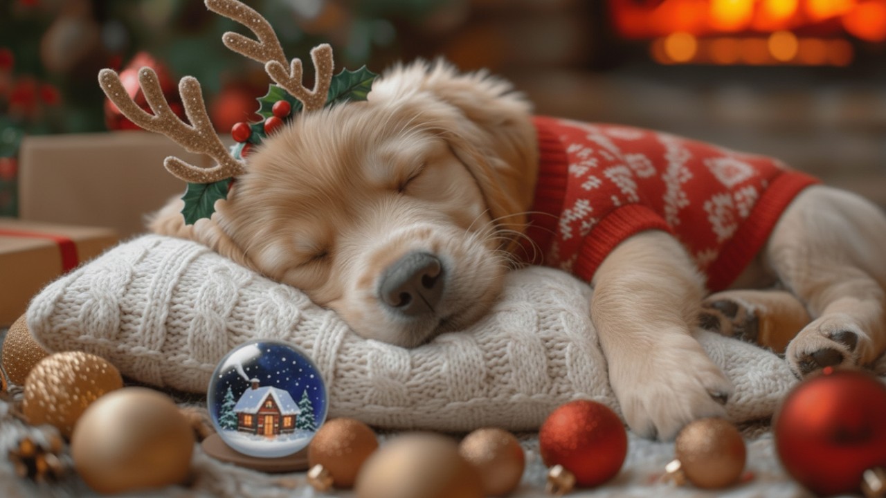 24 Hours of Relaxing Music🐶Deep Sleep Puppy Calm Music🐶🎵Dog Separation Anxiety Music #dogmusic