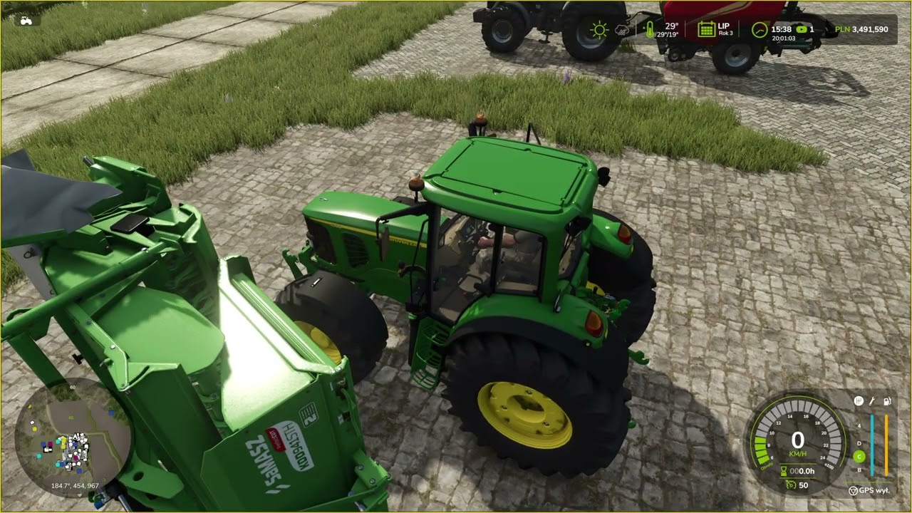 Przybiernówek odc 21 zwożenie balotów z pola