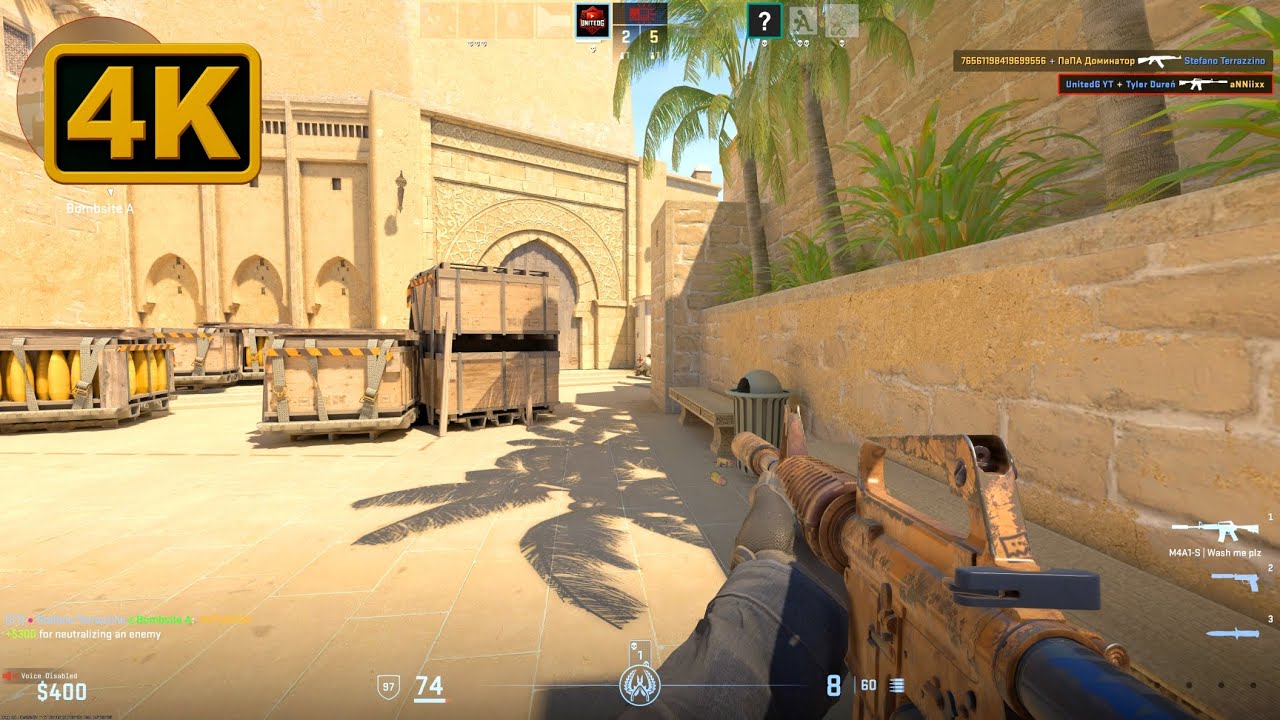 Counter Strike 2 Gameplay 4K (No Commentary)