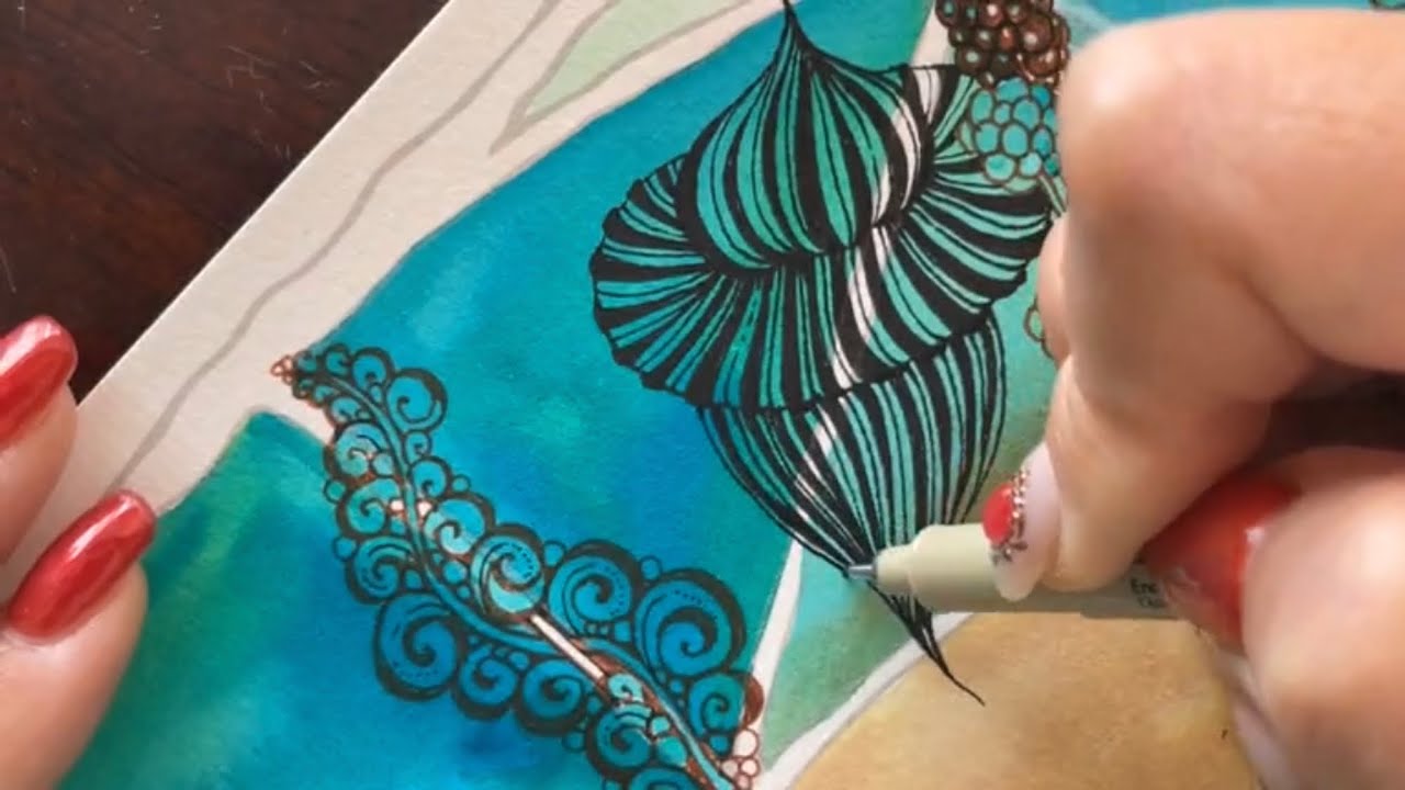 🇯🇵PP19【Day7 】Zentangle project pack /   ゼンタングル　プロジェクトパック