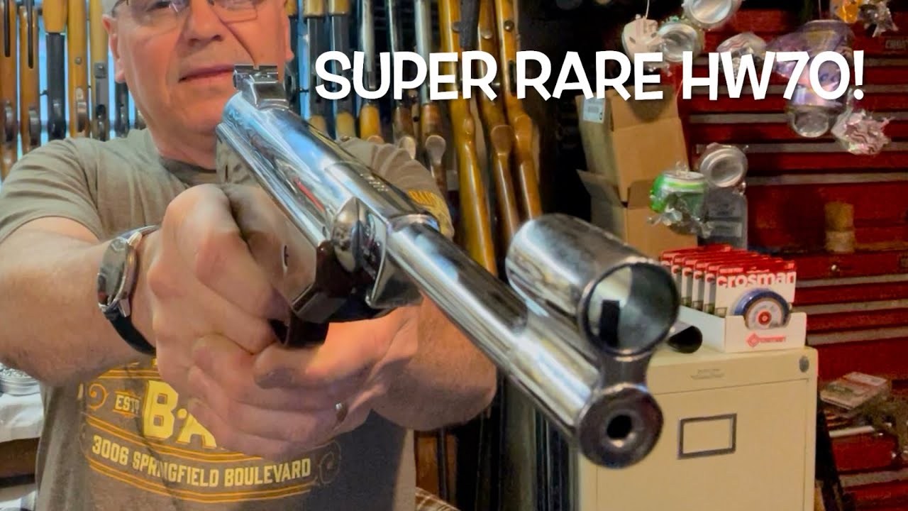 Super rare chrome plated Weihrauch HW70 made for Dr. Robert Beeman number 1 of 20 made!